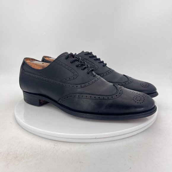 Brooks Brothers Men Size EU 40 US 7 Black Leather Wingtip Oxford Dress Shoes main image 9